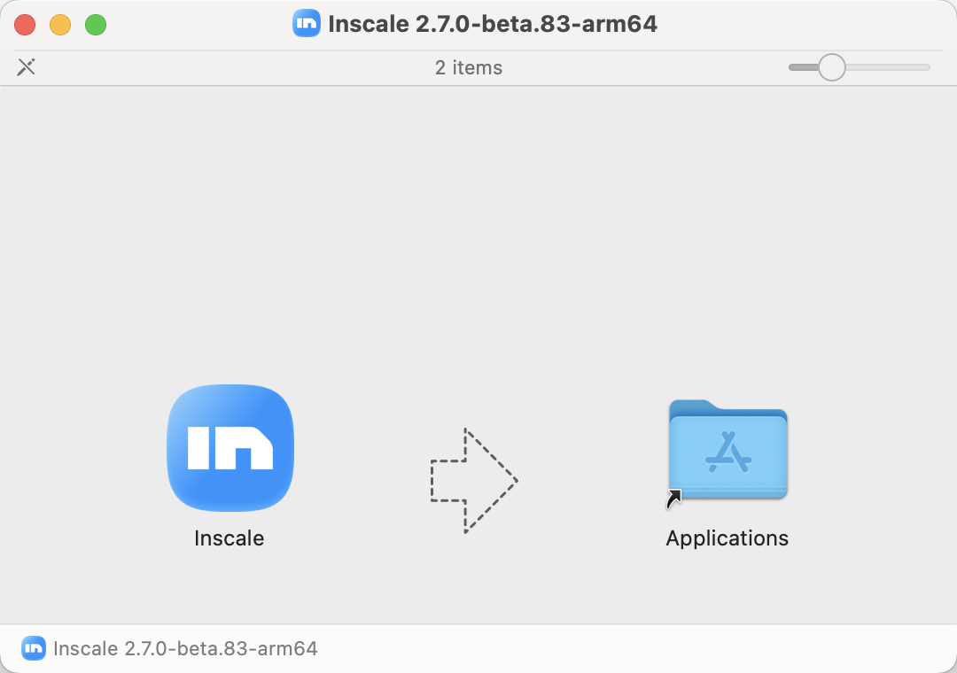 Установка клиента Inscale на macOS